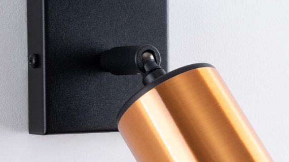 Miniaturka 4 - Kinkiet WIMEX czarny/miedź