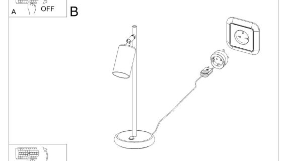 Miniaturka 7 - Lampa biurkowa WIMEX czarny/miedź