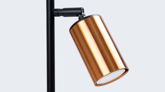 Miniaturka 4 - Lampa biurkowa WIMEX czarny/miedź