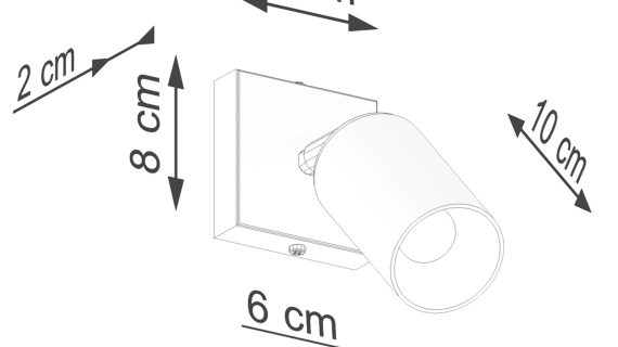 Miniaturka 9 - Kinkiet WIMEX czarny/złoty