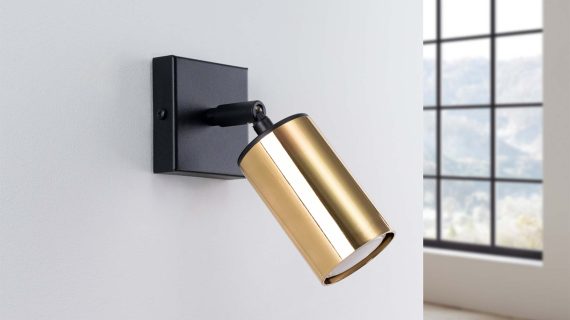 Miniaturka 2 - Kinkiet WIMEX czarny/złoty