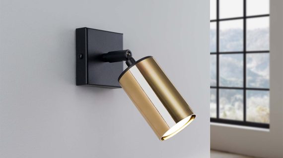 Miniaturka 3 - Kinkiet WIMEX czarny/złoty