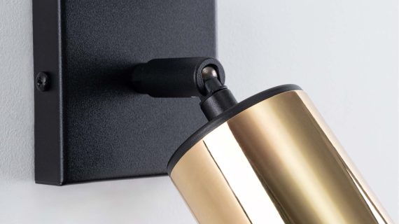 Miniaturka 5 - Kinkiet WIMEX czarny/złoty