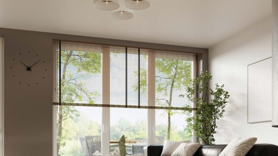 Miniaturka 9 - Plafon TELOS biały/ciemny brąz