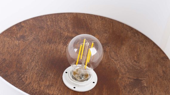 Miniaturka 5 - Plafon TELOS biały/ciemny brąz