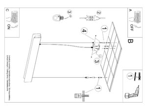 Miniaturka 13 - Instrukcja montażu lampy wiszącej liniowej LED z podsufitką
