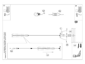Miniaturka 13 - Instrukcja montażu lampy wiszącej z wąskim kloszem trójkątnym