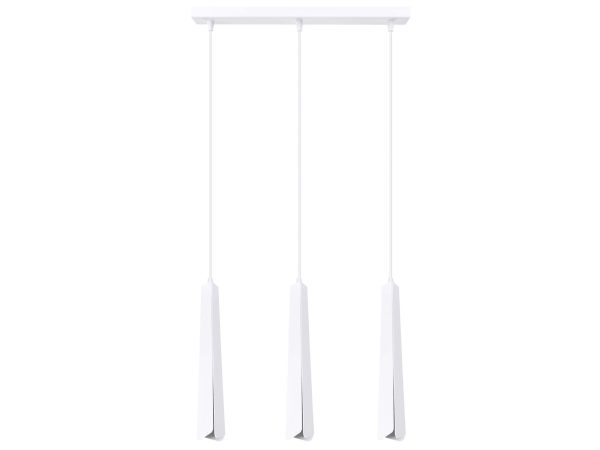 Lampa wisząca PRISMA 3L biała