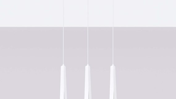 Miniaturka 2 - Lampa wisząca PRISMA 3L biała