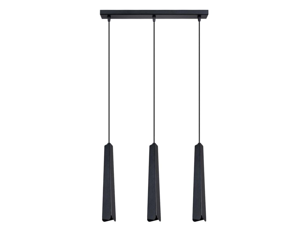 Lampa wisząca PRISMA 3L czarna