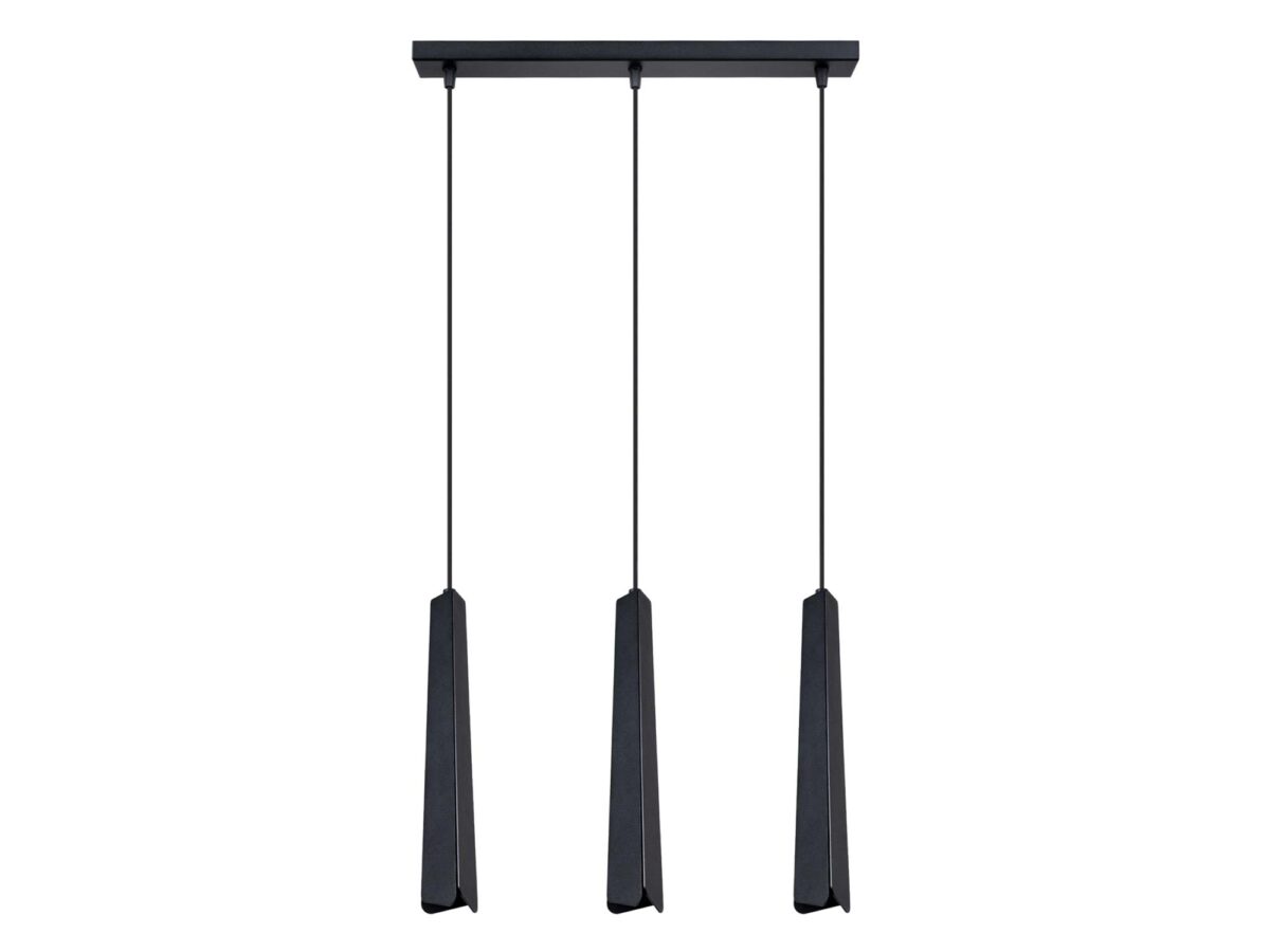 Lampa wisząca PRISMA 3L czarna