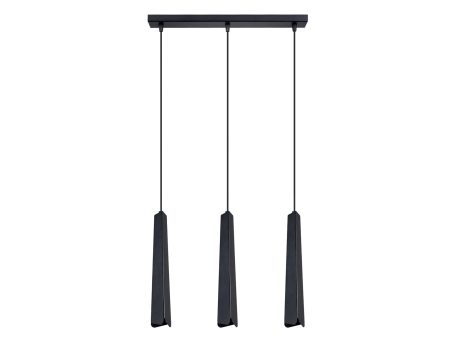 Lampa wisząca PRISMA 3L czarna