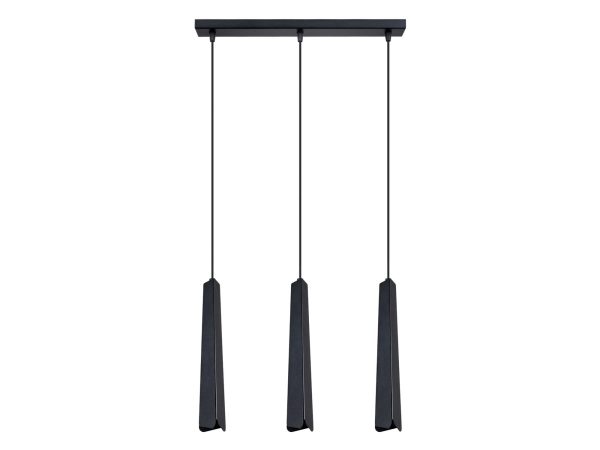 Lampa wisząca PRISMA 3L czarna