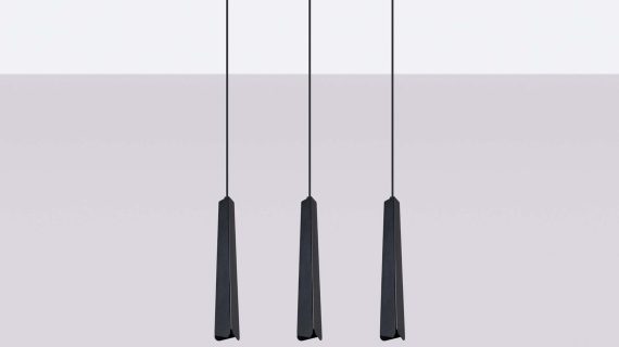 Miniaturka 2 - Lampa wisząca PRISMA 3L czarna