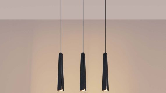 Miniaturka 3 - Lampa wisząca PRISMA 3L czarna