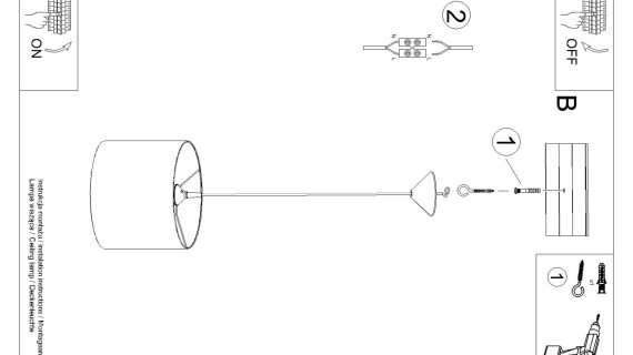 Miniaturka 10 - Lampa wisząca NOVARA 30 biała