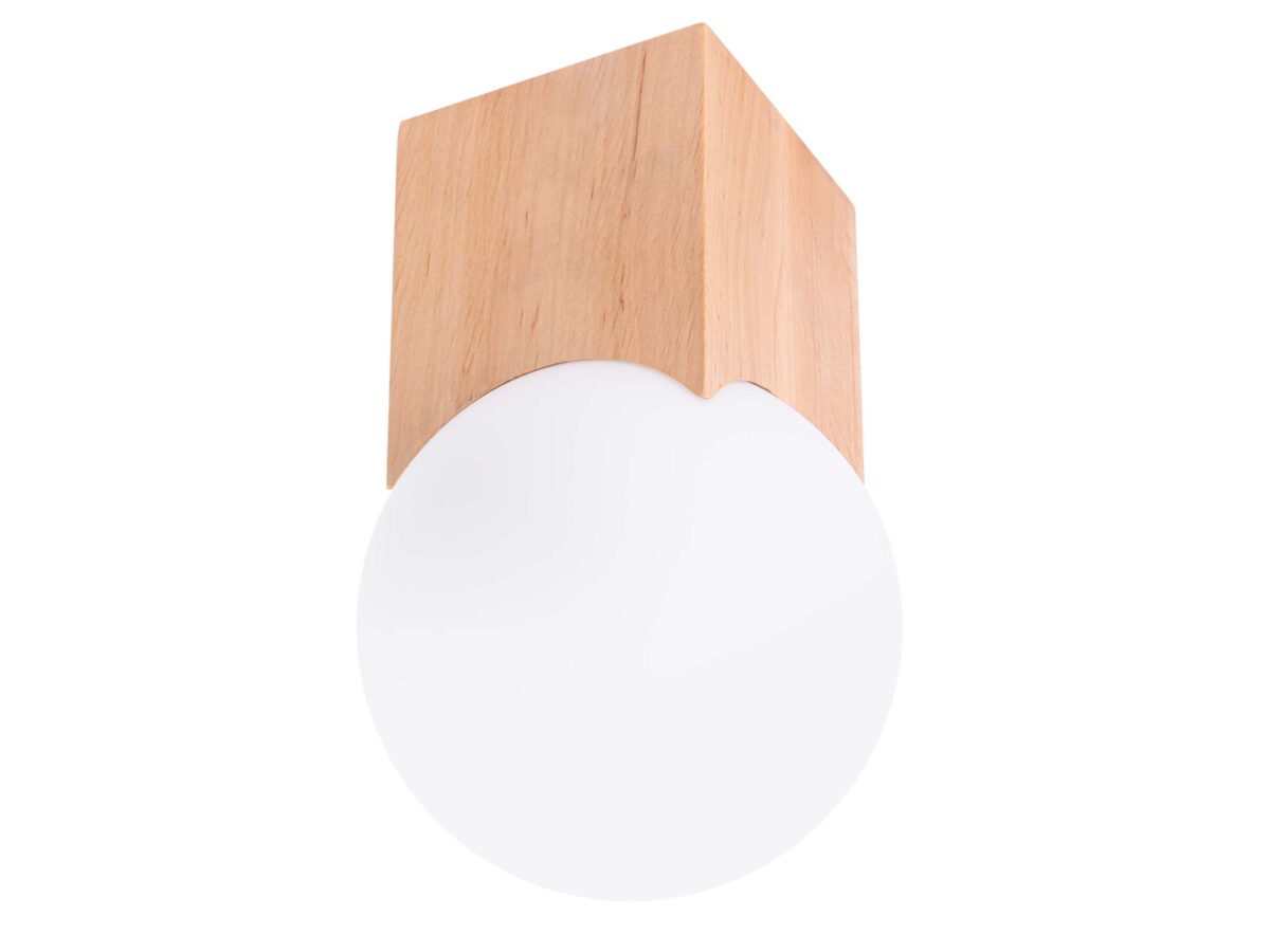 Plafon SOLIN naturalne drewno