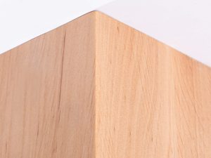 Miniaturka 6 - Naturalne usłojenie drewnianej podstawy lampy sufitowej