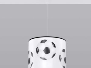Miniaturka 1 - Wisząca lampa z motywem piłki nożnej do pokoju dziecka