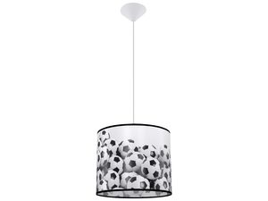 Miniaturka 7 - Wisząca lampa z abażurem w print piłek nożnych na białym tle