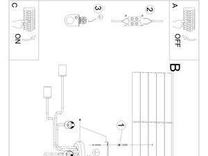 Miniaturka 4 - Instrukcja montażu dziesięcioramiennej lampy sufitowej z diagramem