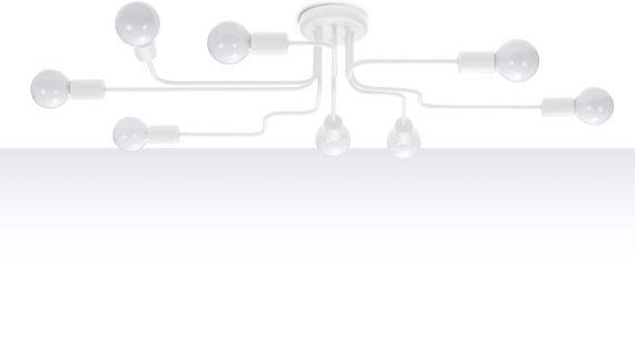 Miniaturka 1 - Żyrandol VECTIS 8 biały