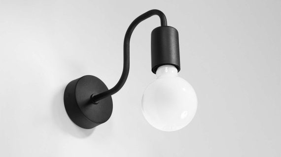 Miniaturka 3 - Kinkiet VECTIS czarny