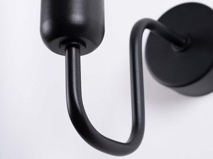 Miniaturka 8 - Detal połączenia ramienia z oprawką kinkieta czarnego