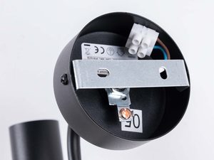 Miniaturka 10 - Wnętrze rozety kinkieta z kostką elektryczną i uchwytem montażowym