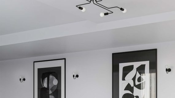 Miniaturka 12 - Żyrandol VECTIS 4 czarny