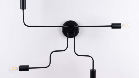 Miniaturka 3 - Żyrandol VECTIS 4 czarny