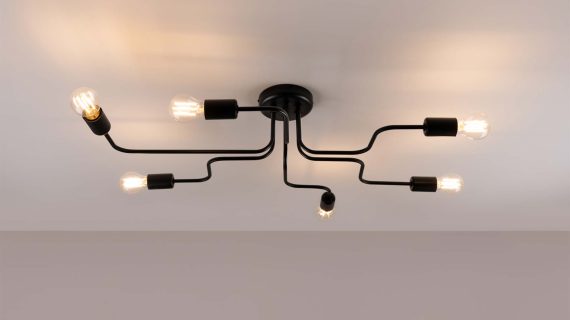 Miniaturka 2 - Żyrandol VECTIS 6 czarny