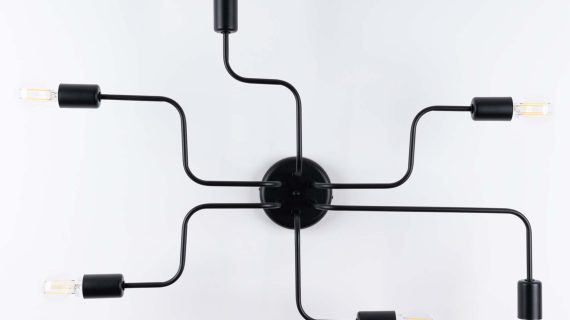 Miniaturka 3 - Żyrandol VECTIS 6 czarny