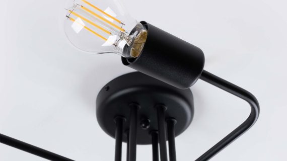 Miniaturka 6 - Żyrandol VECTIS 6 czarny