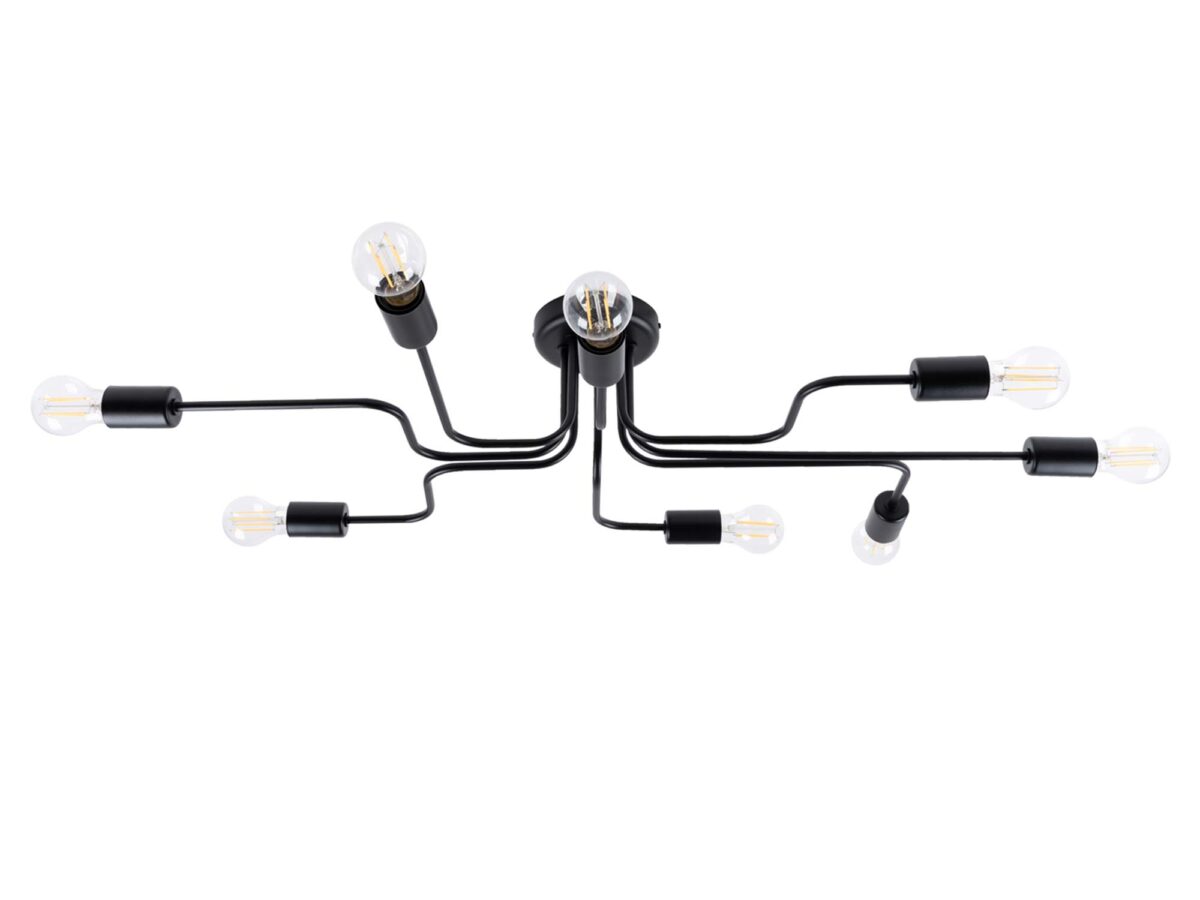 Żyrandol VECTIS 8 czarny