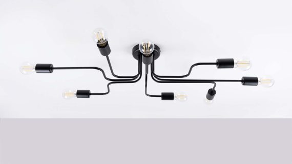 Miniaturka 1 - Żyrandol VECTIS 8 czarny