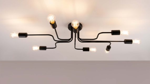 Miniaturka 2 - Żyrandol VECTIS 8 czarny