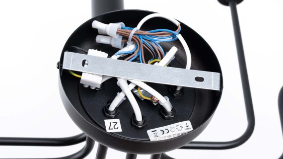 Miniaturka 8 - Żyrandol VECTIS 8 czarny