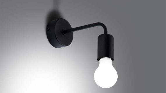 Miniaturka 2 - Kinkiet NORVIA czarny