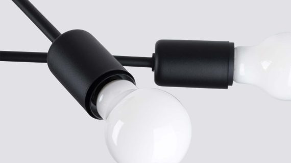 Miniaturka 3 - Żyrandol NORVIA 4 czarny