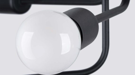 Miniaturka 3 - Żyrandol NORVIA 6 czarny