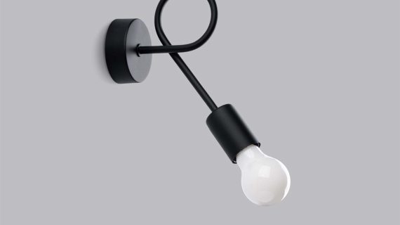 Miniaturka 1 - Kinkiet LEVOR czarny