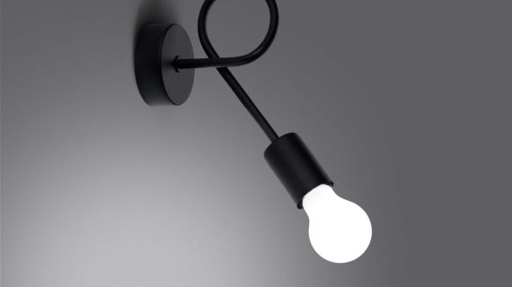 Miniaturka 2 - Kinkiet LEVOR czarny