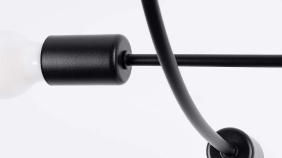 Miniaturka 3 - Żyrandol LEVOR 6 czarny