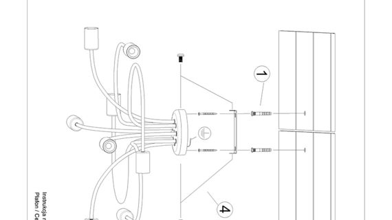 Miniaturka 5 - Żyrandol LEVOR 8 czarny