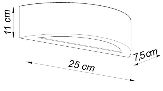 Miniaturka 3 - Kinkiet Ceramiczny ASTERIA 20