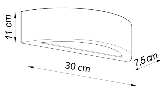 Miniaturka 3 - Kinkiet Ceramiczny ASTERIA 30
