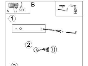 Miniaturka 4 - Instrukcja montażu kinkietu ściennego ceramicznego