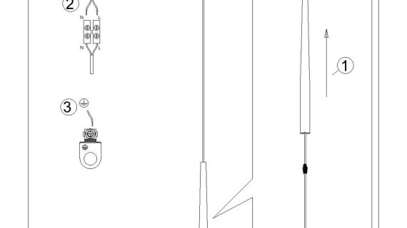 Miniaturka 10 - Lampa wisząca BLANCO 1 czarna