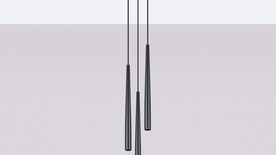 Miniaturka 2 - Lampa wisząca BLANCO 3P czarna